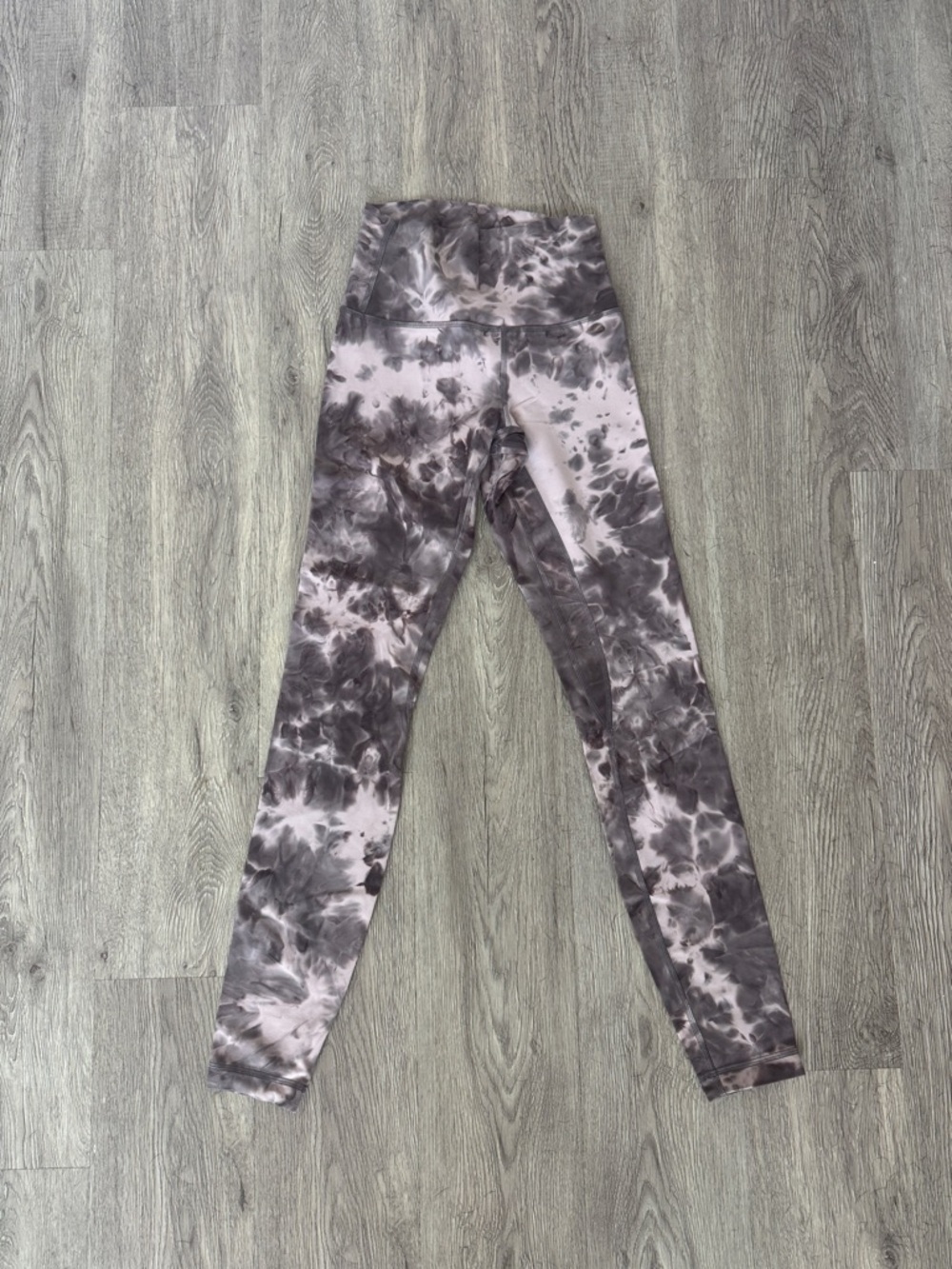 lululemon athletica Tie-Dye Gray High-Rise Leggings